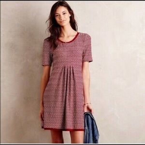 Anthro Maeve Dora Textured Knot Dress